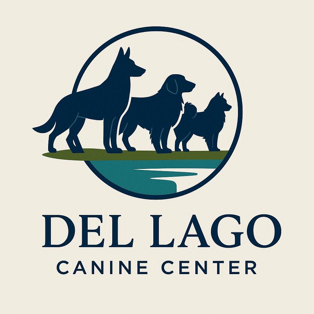 Del Lago Canine Center logo – professional dog training and breeding near water